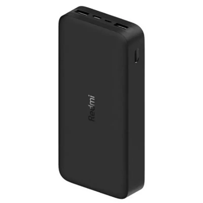 Xiaomi Mi 20000mAh Redmi Power Bank: 2 USB-A porti, ātra uzlāde divām ierīcēm vienlaikus, divi Micro-USB/USB-C ievades porti, pārnēsājams lādētājs mobilajām ierīcēm