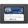 2.5 collu SATA III SSD PATRIOT P210 2 TB — 500 MB/s lasīšana, 400 MB/s rakstīšana, 7 mm
