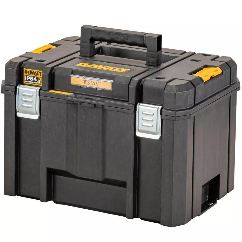 Instrumentu kaste DeWalt DWST83346-1, alumīnijs, ūdensnecaurlaidīga, 23 L, 332×301×440 mm, melna
