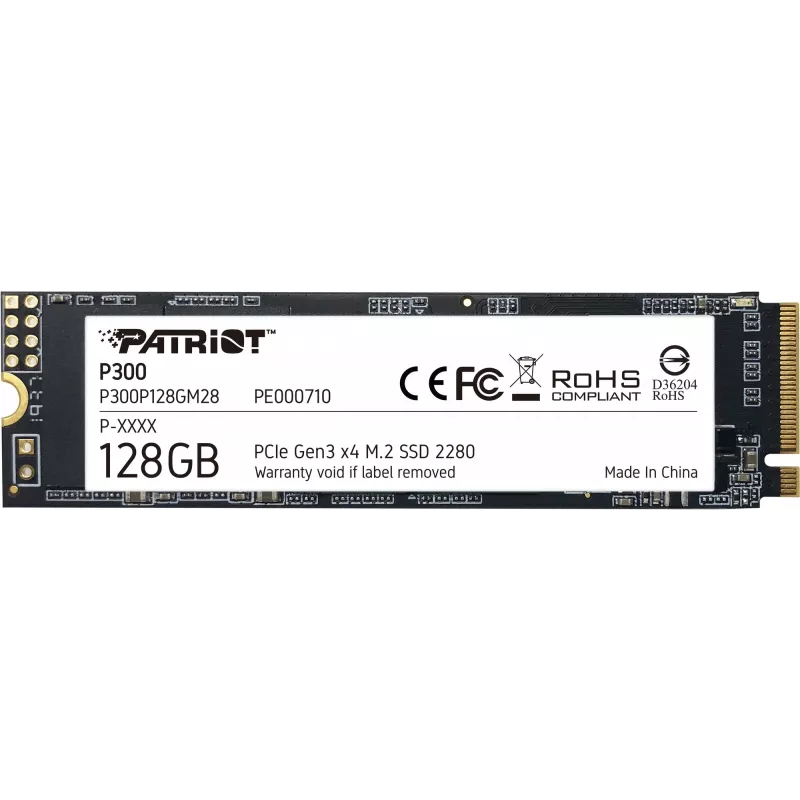 Patriot Memory P300P128GM28 iekšējais cietvielu disks M.2 128 GB PCI Express NVMe