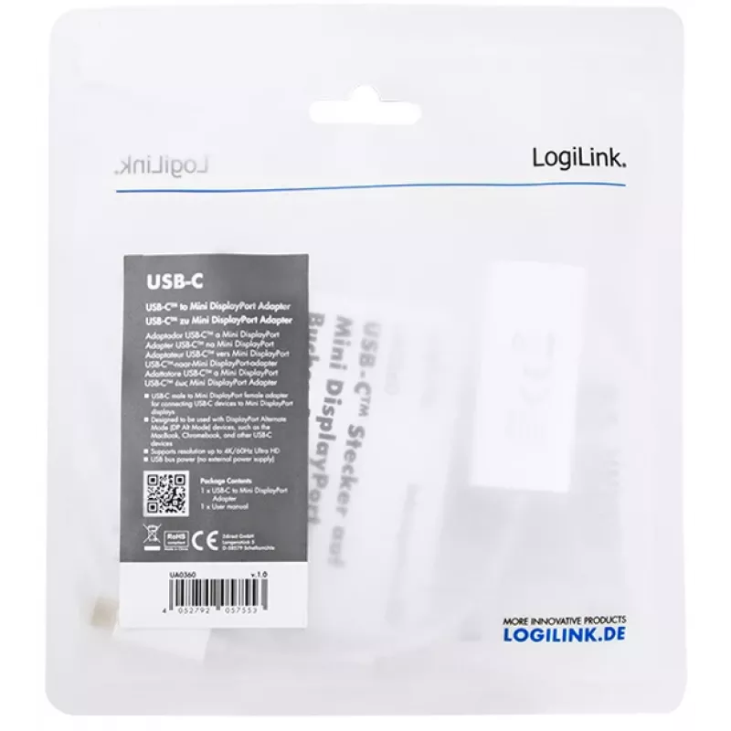 Video kabeļa adapteris LogiLink UA0360