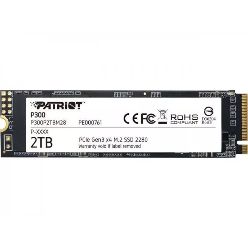 SSD disks Patriot Memory 2 TB M.2 PCI Express 3.0 NVMe P300