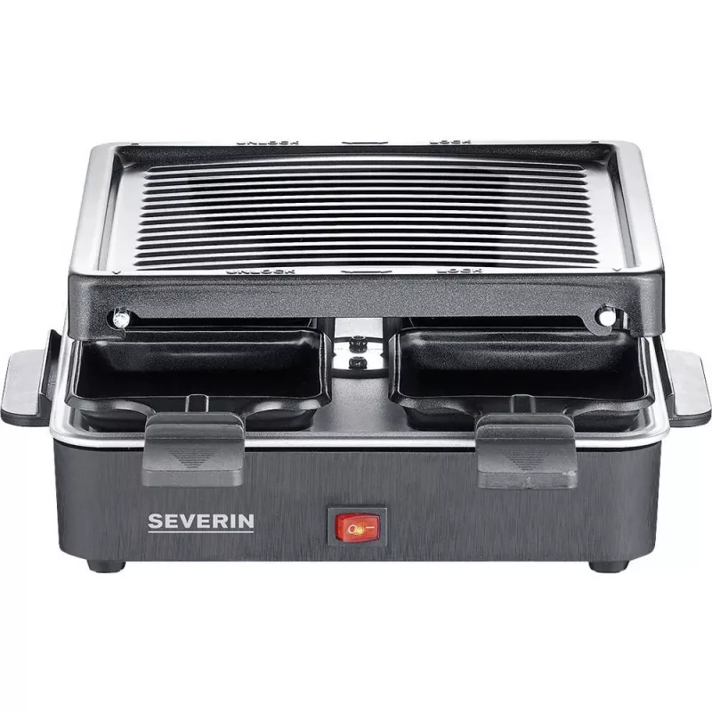Severin Mini Raclette Grill 4 mazas nepiedegošas pannas 600 W
