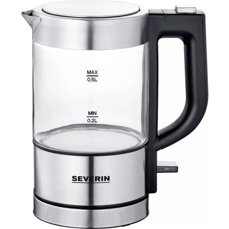 Severin WK 3472 Elektriskā tējkanna 0,5 L Sudraba 1100 W (WK3472)