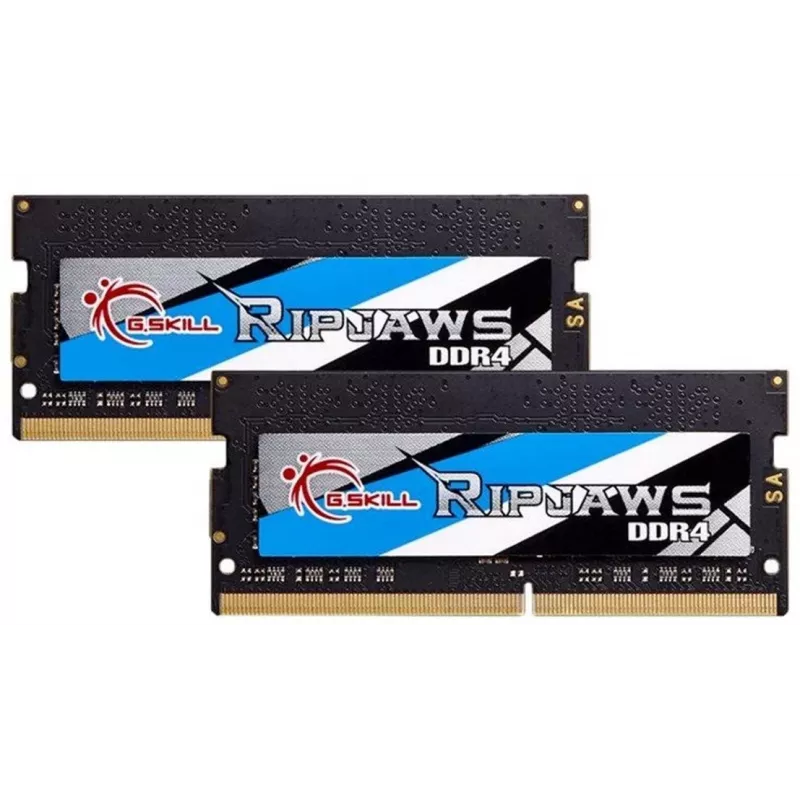 G.Skill Ripjaws - DDR4 - Komplekts - 32 GB: 2 X 16 GB - SO-DIMM 260-pin - 3200 MHz / PC4-25600 - Bez buferizācijas