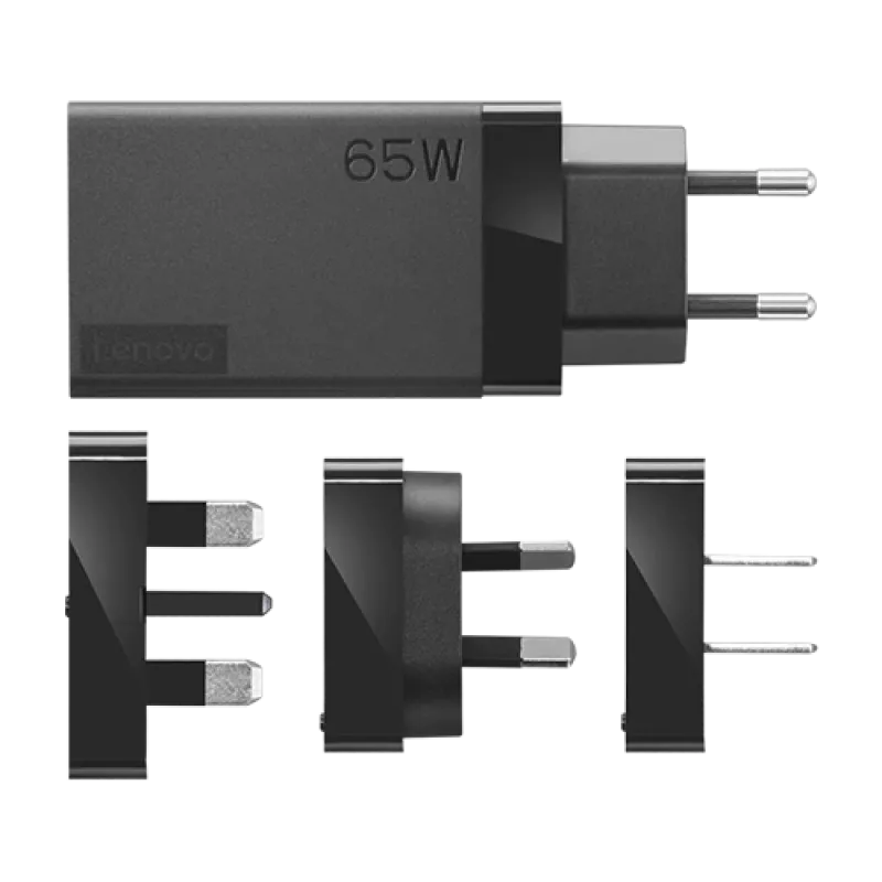 Lenovo 40AW0065WW mobilās ierīces lādētājs Universāls Melns AC Iekštelpām