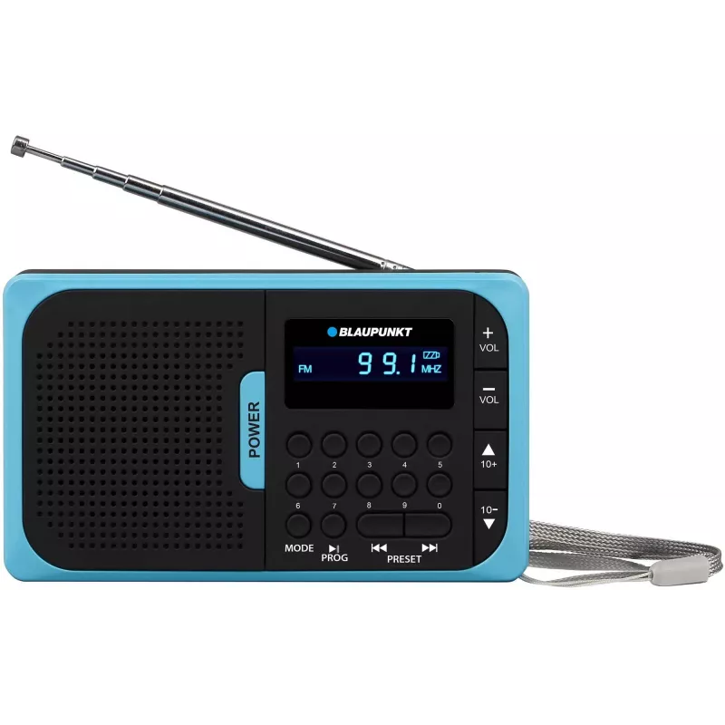 Blaupunkt PR5BL radio Analog Melns,Zils