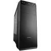 PC korpuss MODECOM Oberon Pro Midi Tower — melns, atbalsta ATX/microATX/ITX, 7 paplašināšanas sloti, līdz 395 mm GPU, 5 HDD/3 SSD nodalījumi