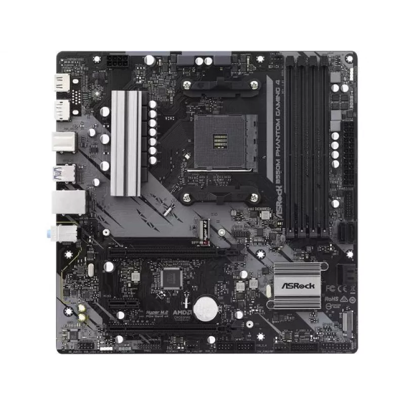 Mātesplate ASRock B550M Phantom Gaming 4 AMD B550 Socket AM4 micro ATX
