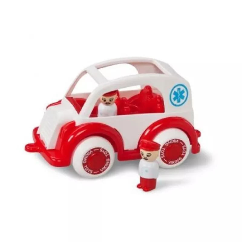 Transportlīdzeklis Jumbo ātrā palīdzība ar figūriņām Viking Toys