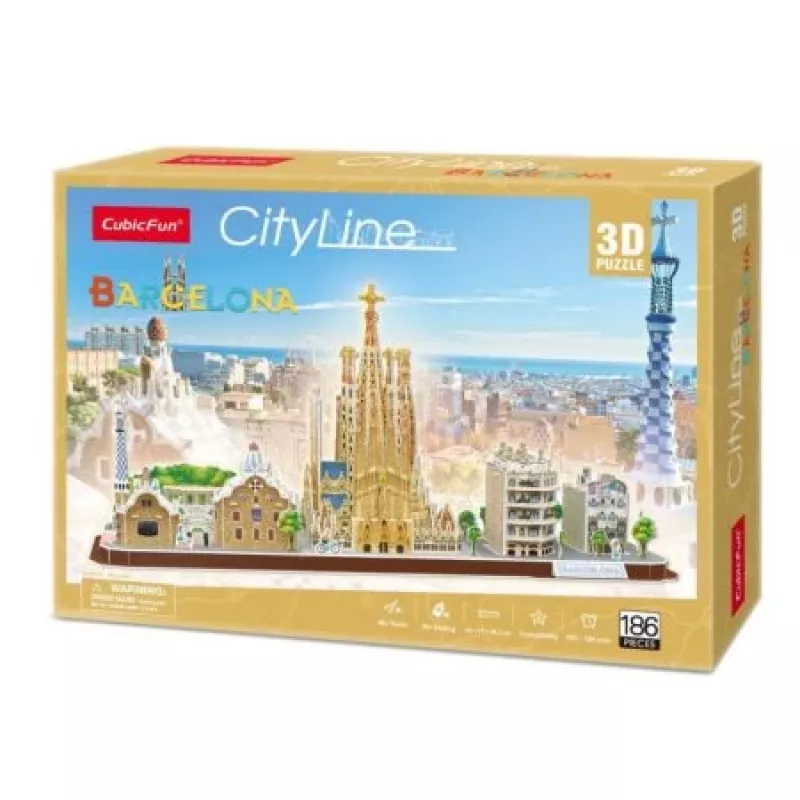 3D Puzle - Barselona - Grūtības pakāpe: 4/8