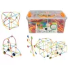 Būvēšanas bloki Ascato Askato Little Straws 1000 gab. — konstruktoru rotaļlietu komplekts, 1000 detaļas