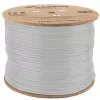 Tīkla kabelis LANBERG LCUF6L-11CU-0305-S U/FTP Cat6a uz ruļļa, 305 m, 23 AWG, 500 MHz, pelēks