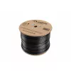 Tīkla kabelis LANBERG Cat5e U/UTP LCU5-21CU-0305-BK, 305 m, 24 AWG, PVC apvalks, melns