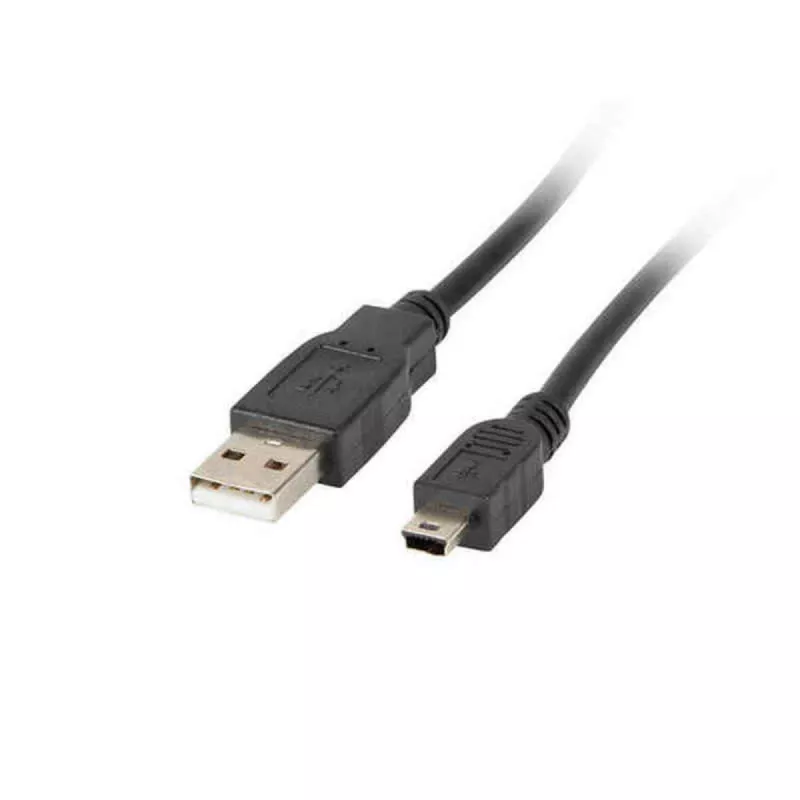 USB 2.0 kabelis mini AM-BM5P 1,8M melns
