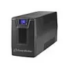 Nepārtrauktās barošanas avots PowerWalker VI 800 SCL FR — Line‑Interactive UPS 0.8 kVA (480 W), 2 Type E kontaktligzdas, USB, RJ-45/RJ-11, 12V 9Ah akumulators, tornis, melns