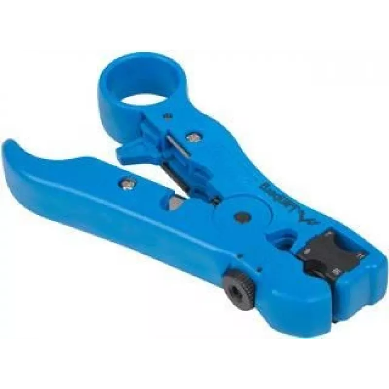 Kabeļu noņēmējs LANBERG NT-0102, plastmasas rokturis, aizsargizolācija, maināmi asmeņi, zils