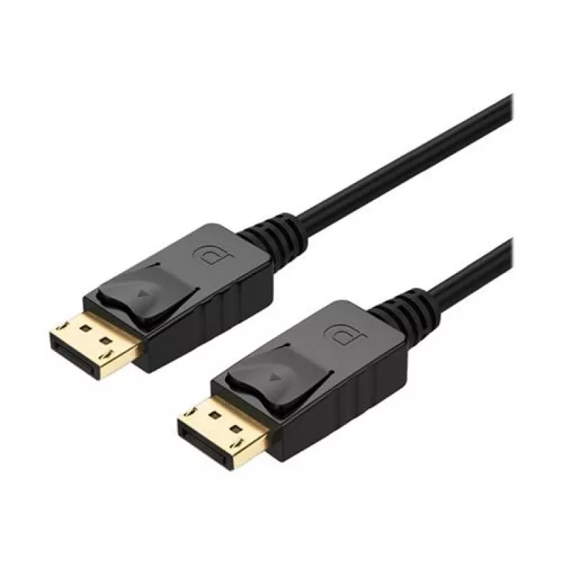 DisplayPort kabelis Unitek Y-C609BK — 3 m, vīriešu-vīriešu, melns