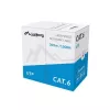 LANBERG tīkla kabelis LCU6-10CC-0305-S U/UTP Cat6 305 m, 23 AWG, CCA, pelēks