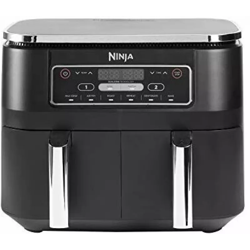 Ninja AF300 Double 7,6 L Brīvstāvošs 1690 W Karstā gaisa fritieris Melns