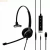 EPOS Sennheiser Headset Impact SC 635 USB-C 3,5mm USBC 3,5mm mono melns sudrabains (1000669)