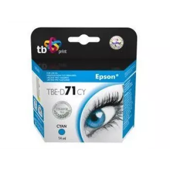 Tintes kasetne TB, saderīga ar Epson T0712, ciāna