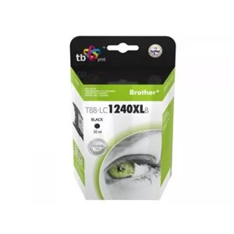 Tinte priekš Brother MFC-J6510DW LC1240XL Melna TBB-LC1240XLB