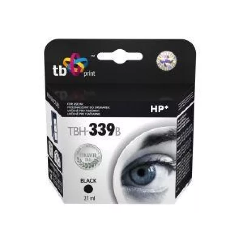 Ink TBH-339B (HP No. 339 - C8767EE) Melns pārstrādāta
