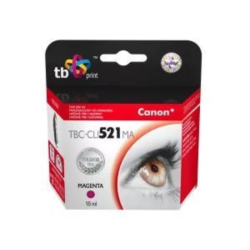 Tintes kasetne TB saderīga ar Canon CLI-521M 100% jauna