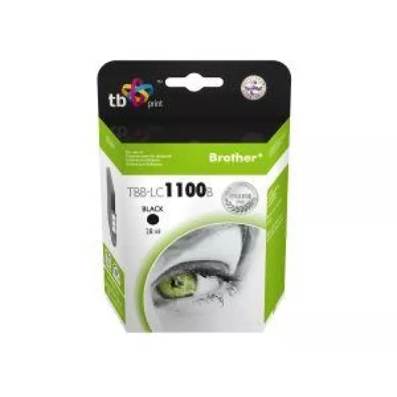 Ink TBB-LC1100B (Brother LC980/1100) melna 100% jauna