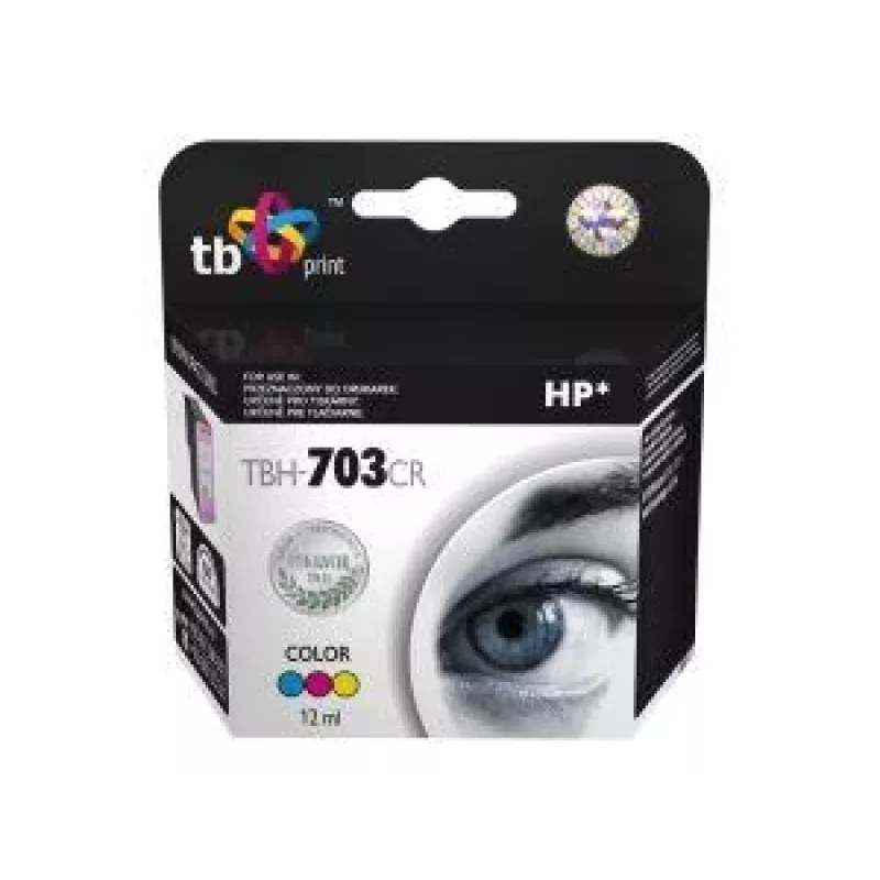 Tinte HP DJ D730/F735 krāsaina atjaunota TBH-703CR (HP Nr. 703 CD888AE)