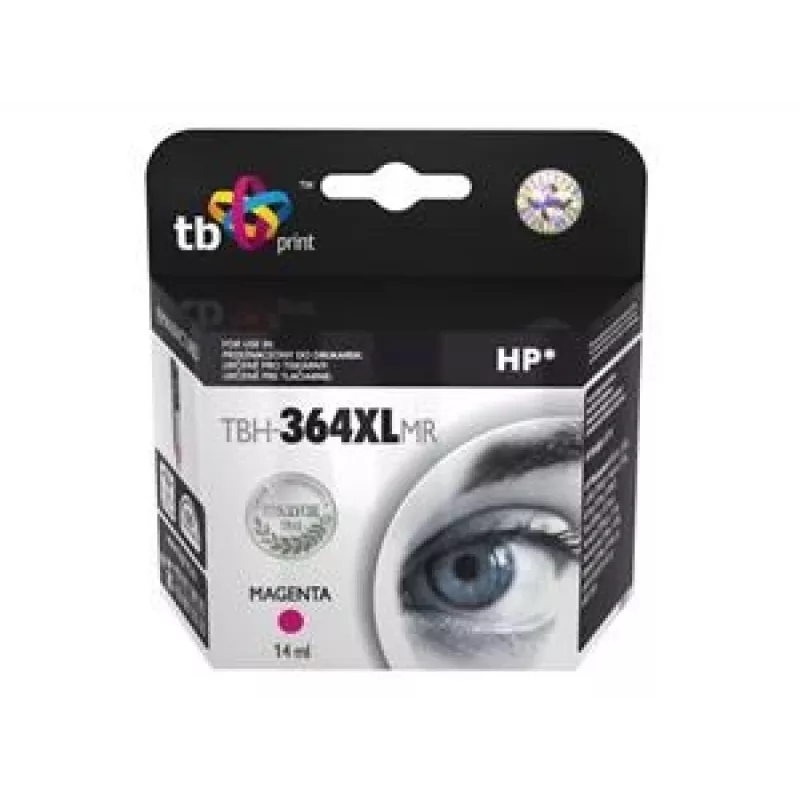 Ink. Cartridge TB Kompat. S HP CB324EE (No.364), TBH-364XLMR, fuksīna