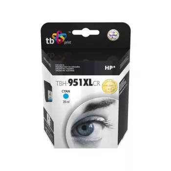 Tinte priekš HP OJ Pro 8100 ciāna atjaunota TBH-951XLCR