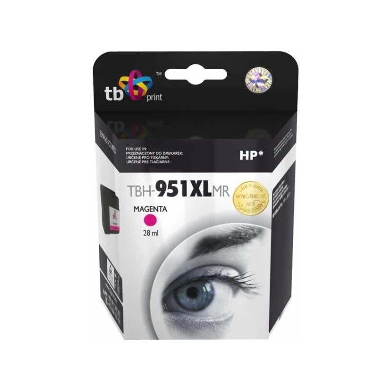 Tinte HP OJ Pro 8100 fuksīna atjaunota TBH-951XLMR