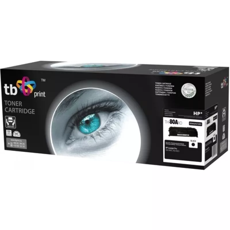 Toner paredzēta HP LJ Pro 400 pārstrādāta jauna OPC TH-80ARO