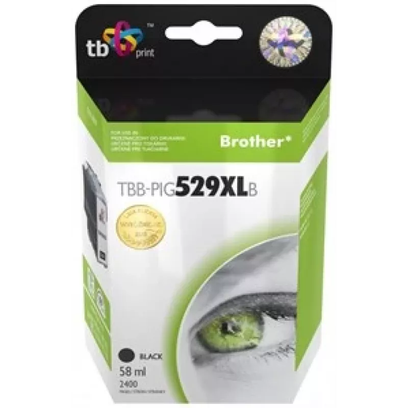 Ink. Kaz. TB Saderīga ar Brother LC529/539 PIG BK jauna
