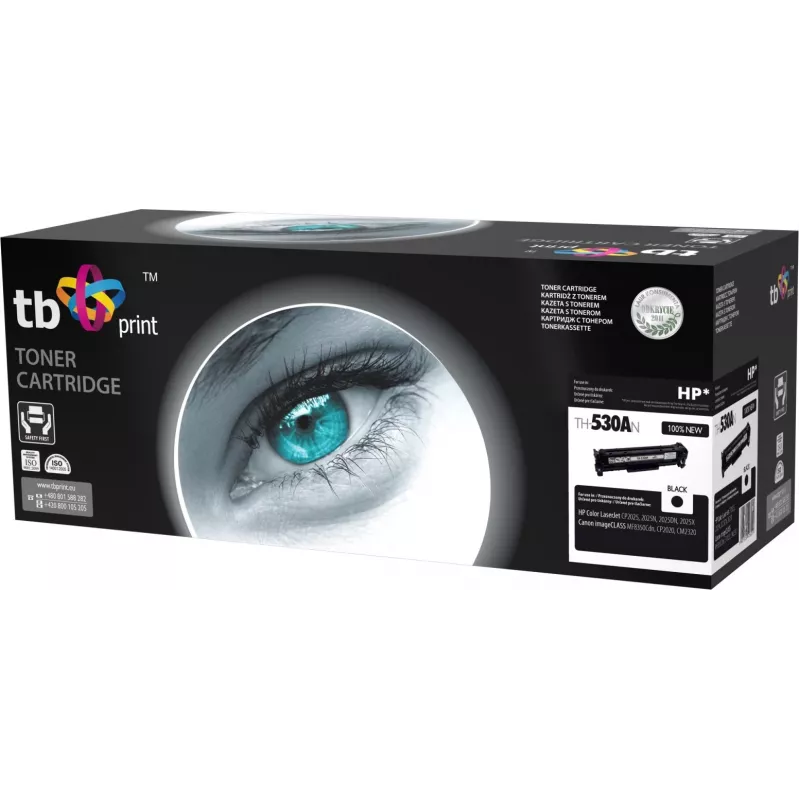 Toner TB saderīgs ar HP CC530A, 100% Jauns, Melns
