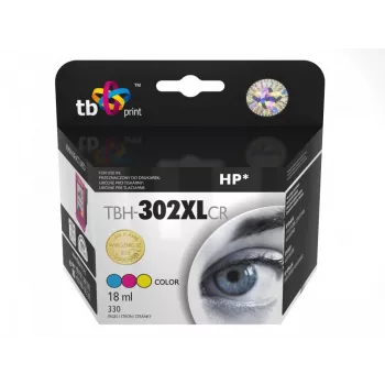 Tinte HP DJ 1110/2130 TBH 302XLCR krāsaina, atjaunota