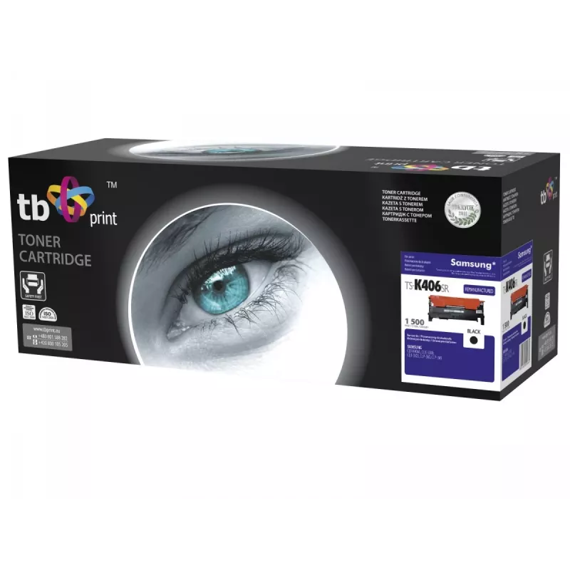 Toner TB Saderīga ar Samsung CLT-K406S,Melns,1500,rem.