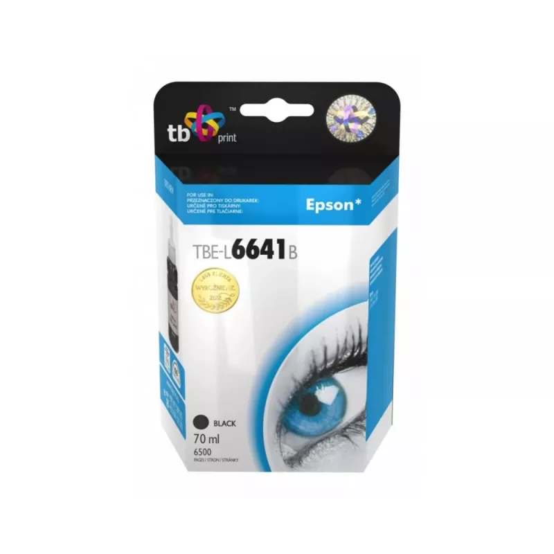 Ink paredzēta Epson L100/110/200/210/3xx /550 TBE-L6641B BK