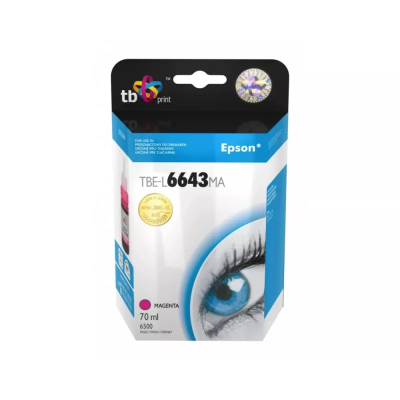 Ink paredzēta Epson L100/110/200/210/3xx/550 TBE-L6643MA MA
