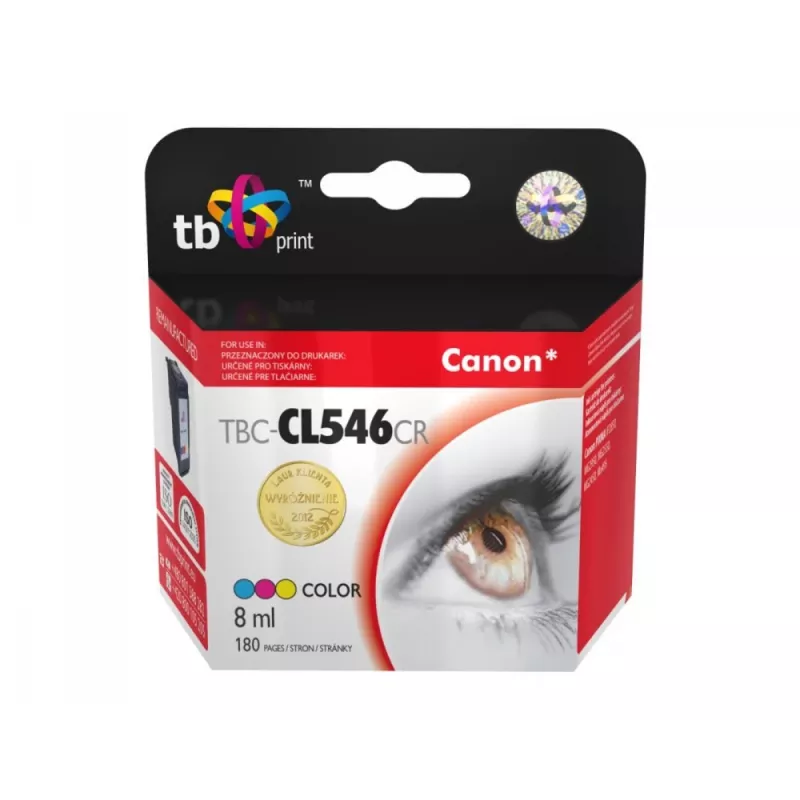 Inf for Canon PIXMA iP2850/MG2950/2550/2450/MX495 TBC-CL546CR atkārtoti uzpildīts