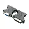 Kabeļu savienotāju adapteris DVI-A VGA 15-pin Gembird A-DVI-VGA-BK