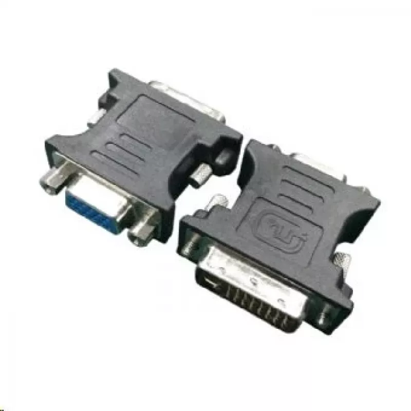 Kabeļu savienotāju adapteris DVI-A VGA 15-pin Gembird A-DVI-VGA-BK