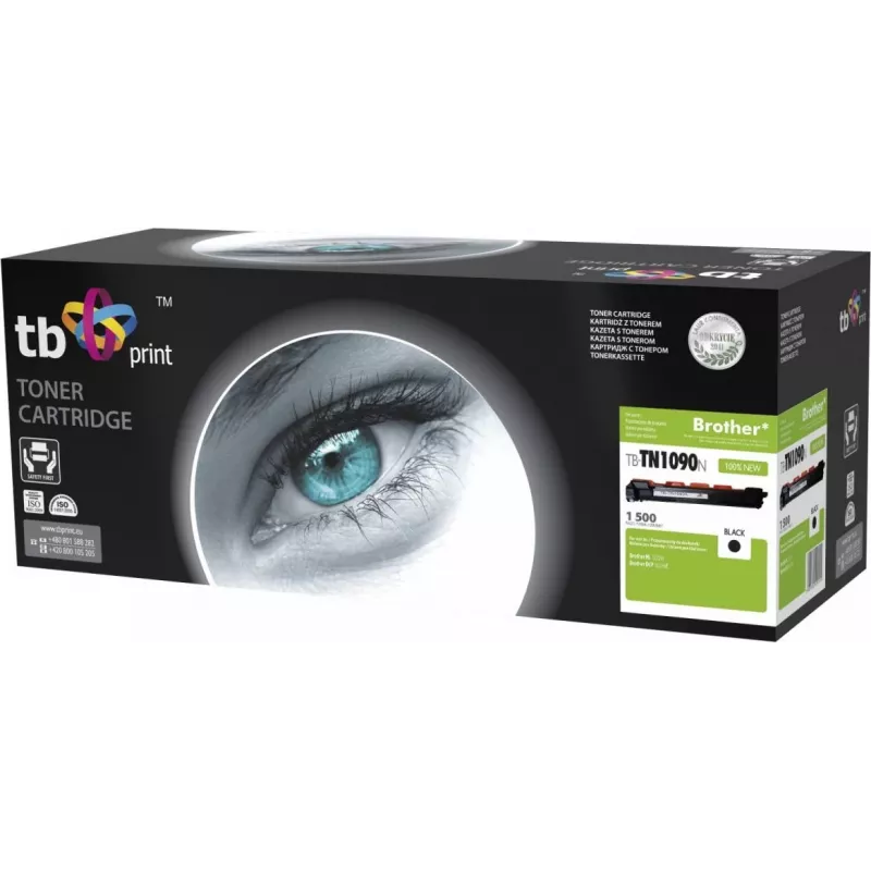 Toner TB Saderīga ar Brother TN1090N, BK, jauna