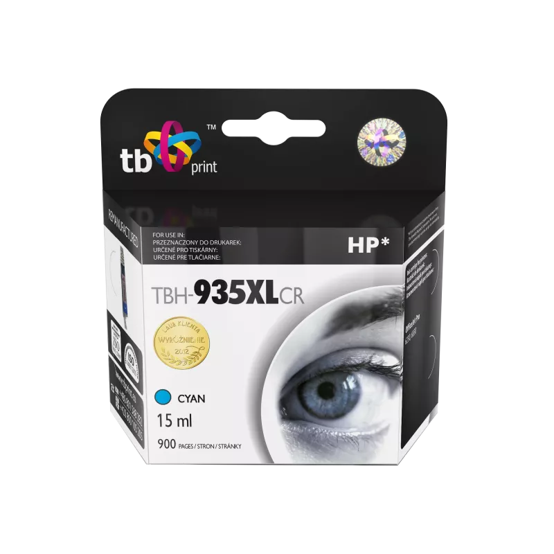 Tintes kasetne TB saderīga HP OP 6230, ciāna, atjaunota
