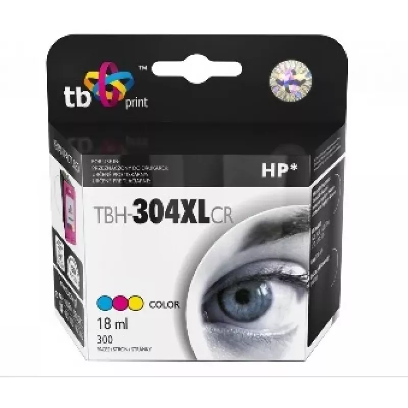 Saderīga Ink paredzēta HP DJ 3700,Colour pārstrādāta,18 Ml