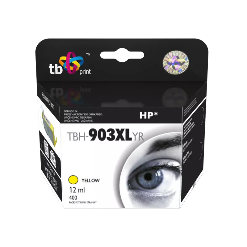 Ink paredzēta HP OJ 6950 AiO TBH-903XLYR dzeltena refabrication