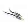 Gembird CCAP-444-1M Audio kabelis 3,5 mm melns (CCAP-444-1M)