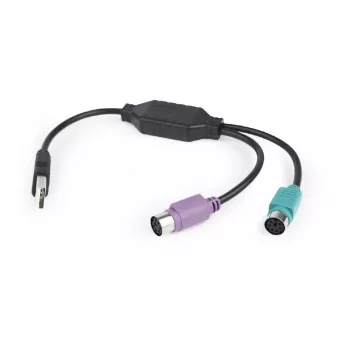 Adapteris 2xPS2->USB pele + tastatūra